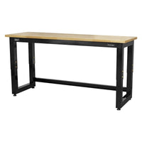 Sealey Steel Adjustable Workbench with Wooden Worktop 1830mm Heavy-Duty APMS22