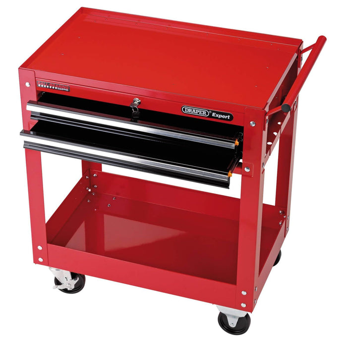 Draper Expert 2 Level Tool Trolley with Two Drawers 07635 Draper - Town Tools 