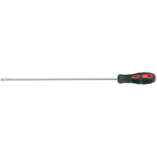 Draper Plain Slot Flared Tip Long Reach Screwdriver, 9.5 x 250mm 40010 Draper - Town Tools 