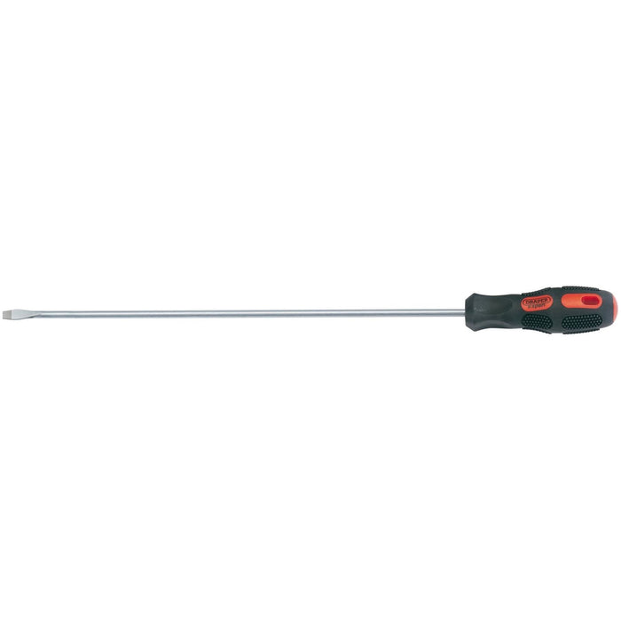 Draper Plain Slot Flared Tip Long Reach Screwdriver, 9.5 x 250mm 40010 Draper - Town Tools 