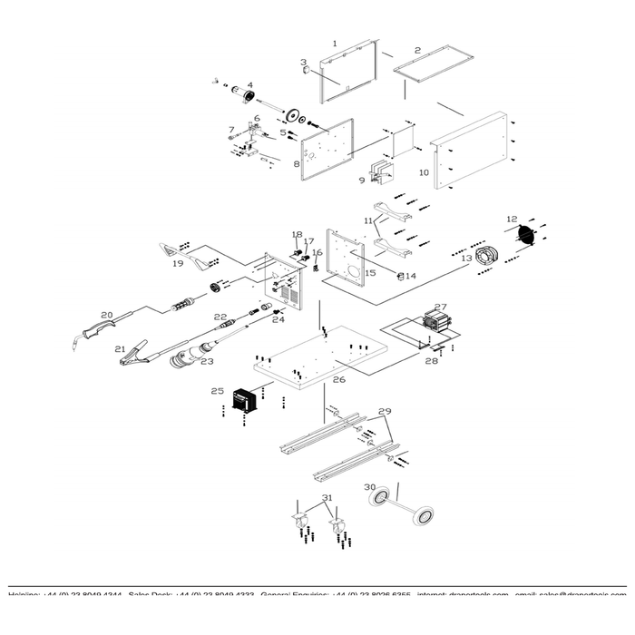 Draper Euro Torch Set Connector - MPN Y-MW190T-7