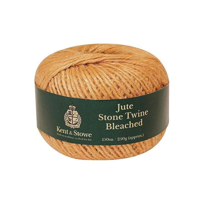 Kent & Stowe Jute Twine Bleached Stone 150m (250g) Kent & Stowe - Town Tools