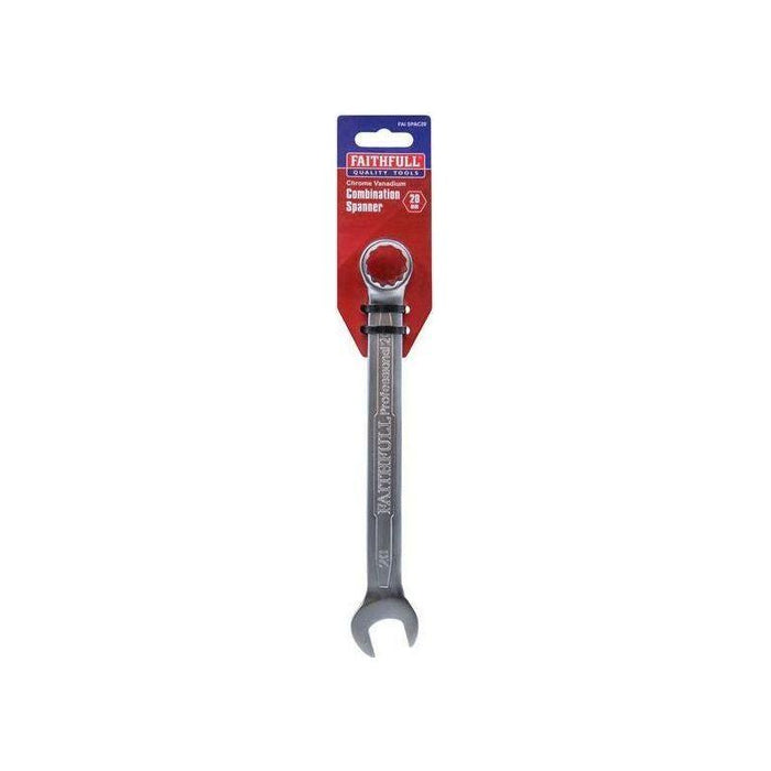 Faithfull Combination Spanner CV Satin Finish 20mm Faithfull - Town Tools