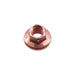 Connect Copper Flashed Nut Flanged & Self Locking M8 x 1.25 x 10mm Hex 5pc 30742 Tool Connection - Town Tools 