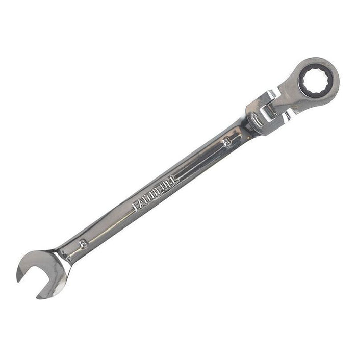 Faithfull Ratchet Combination Spanner Flex Head CV 8mm Faithfull - Town Tools