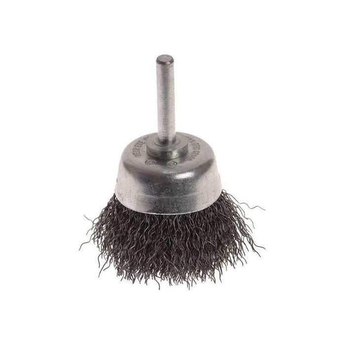 Faithfull Wire Brush Shaft Mounted 50mm x 20mm, 0.30mm Wire Faithfull - Town Tools