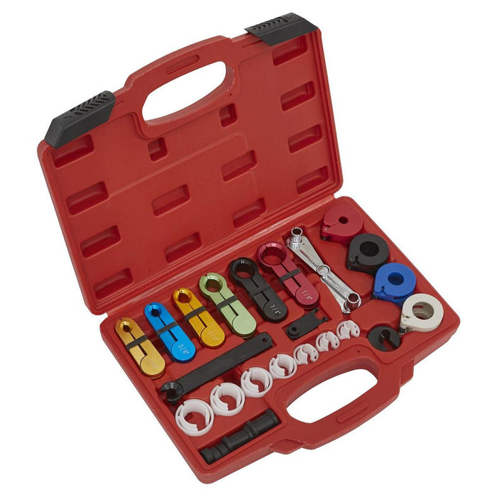 Sealey Fuel & Air Conditioning Disconnection Tool Kit 21pc VS0457 Sealey - Town Tools 