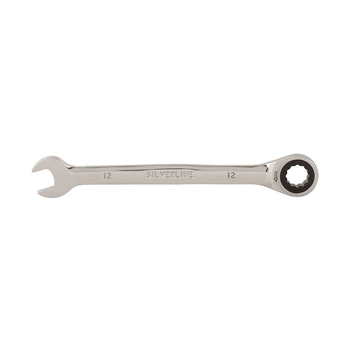 Silverline Fixed Head Ratchet Spanner 12mm Silverline - Town Tools 