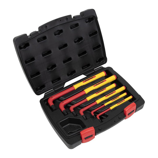 Sealey Hex Key Set 6pc Extra-Long VDE AK7177 Sealey - Town Tools 