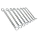 Sealey Offset Double End Ring Spanner Set 8pc Metric AK6327 Sealey - Town Tools 