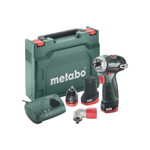 Metabo PowerMaxx BS BL Q Brushless Drill/Screwdriver 12V 2 x 2.0Ah Li-ion Metabo - Town Tools