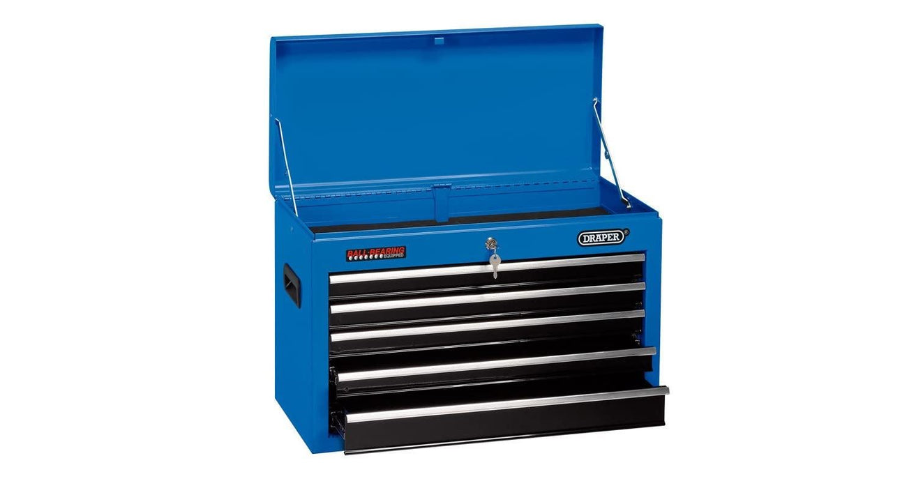 Draper Tool Chest, 5 Drawer, 26", Blue 14604 Draper - Town Tools 