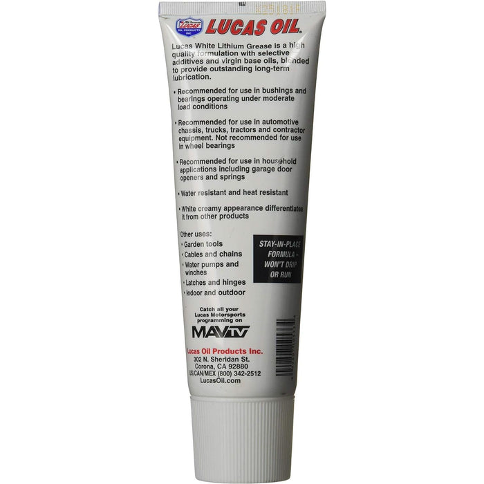 Lucas Oil White Lithium Grease 236 Ml 10533