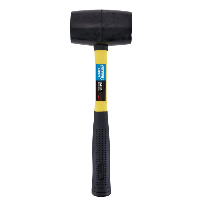 Draper Expert Rubber Mallet with Fibreglass Shaft, 680g/24oz - RM750FG