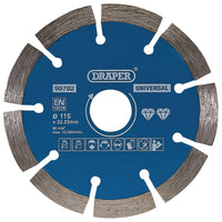 Draper Segmented Diamond Blade, 115mm 99782