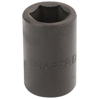Draper Impact Socket, 1/2" Sq. Dr., 16mm (Sold Loose) 26884