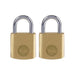 Yale Locks Brass Padlock 20mm (2 Pack) Yale Locks - Town Tools