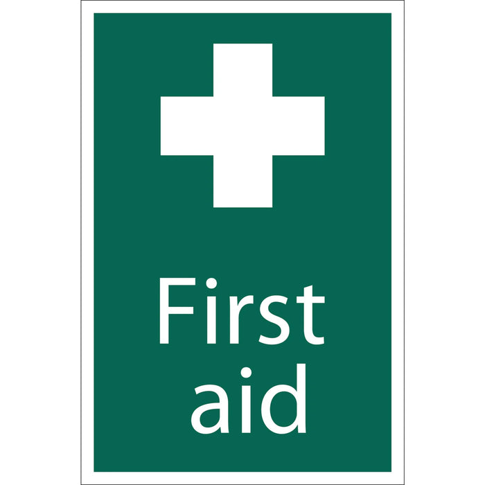 Draper 'First Aid' Safety Sign, 200 x 300mm - SS41