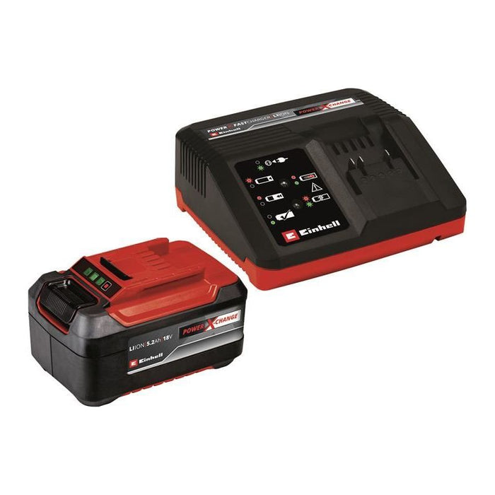 Einhell Power X-Change Battery & Charger Starter Kit 18V 1 x 5.2Ah Li-ion Einhell - Town Tools
