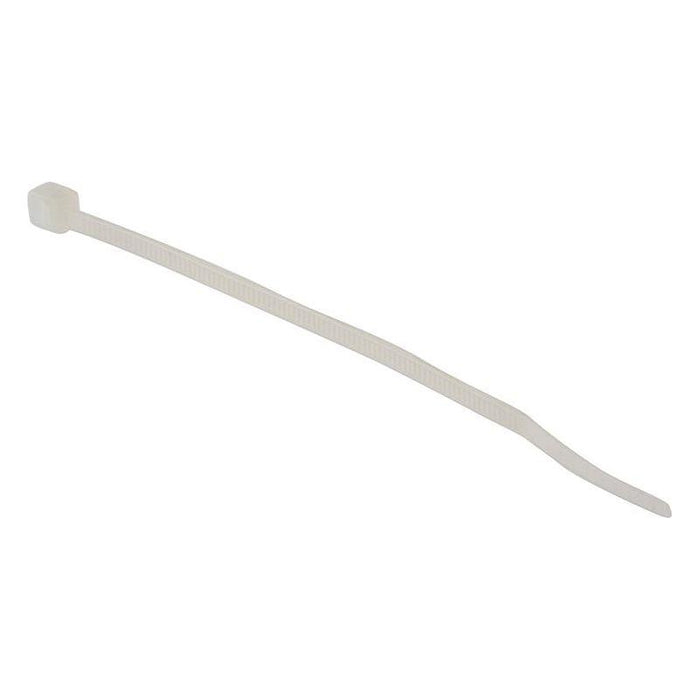 Forgefix Cable Tie Natural/Clear 2.5 x 100mm (Bag 100) ForgeFix - Town Tools
