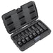 Sealey Premier Premier Imperial Hex Impact Socket Bit Set 1/2"Sq Drive 8pc Sealey Premier - Town Tools 