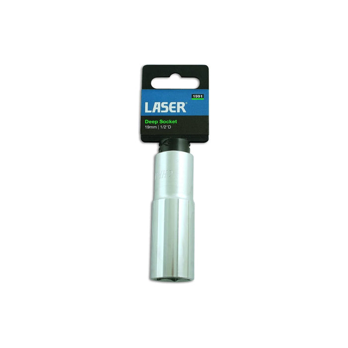 Laser Deep Socket 3/8"D 19mm 1962 Laser - Town Tools 