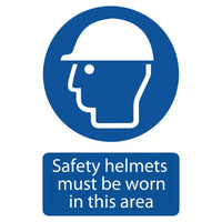 Draper Safety Helmet Must Be Worn - SS48