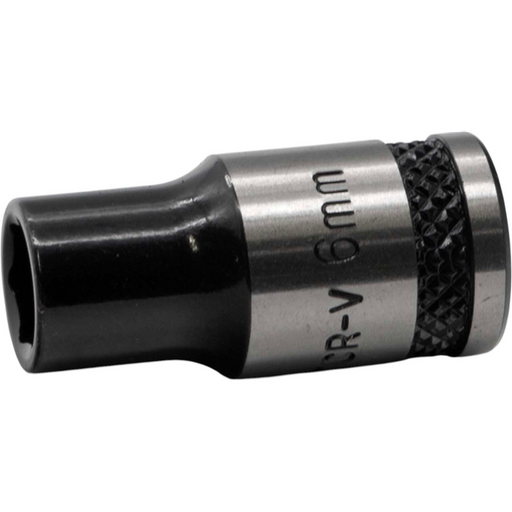 Sealey 1/4"Dr Socket 6mm (Black Series)