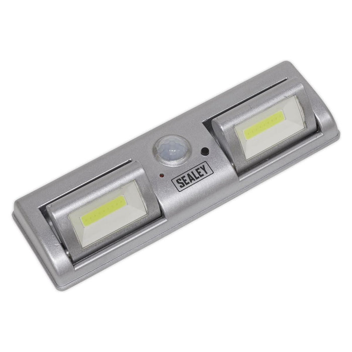 Sealey GL931 Auto Light 1.2W COB LED with PIR Sensor 3 x AA Cell Sealey - Town Tools 