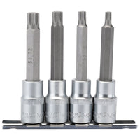 Draper Spline Socket Bit Set, 1/2" Sq. Dr. (4 Piece) 16350
