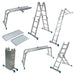 Silverline Multipurpose Ladder with Platform 3.6m 12-Tread Silverline - Town Tools 