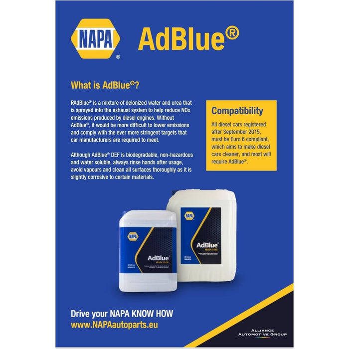 Genuine NAPA Adblue 10L Fits NAPA - Town Tools 