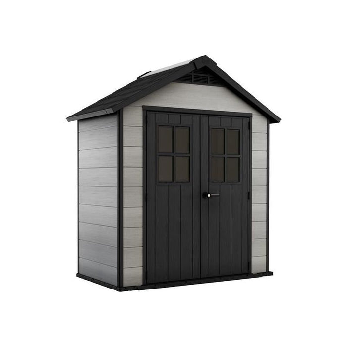Keter Oakland Shed Grey 7.5 x 4ft Keter - Town Tools