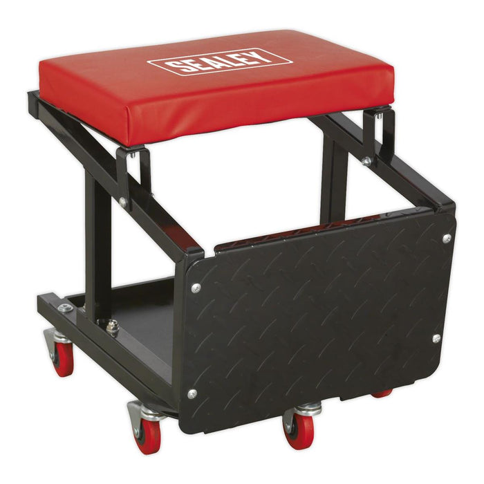 Sealey Mechanic's Utility Seat & Step Stool SCR16 Sealey - Town Tools 