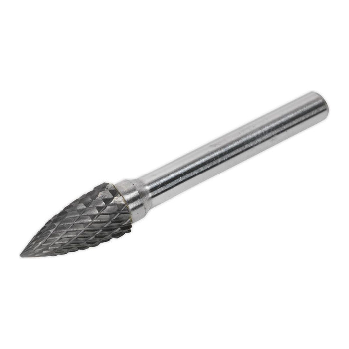 Sealey Tungsten Carbide Rotary Burr Arc Pointed Nose 10mm SDB03 Sealey - Town Tools 