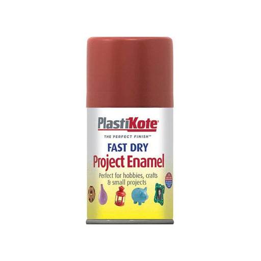 Plastikote Fast Dry Enamel Aerosol Nut Brown 100ml PlastiKote - Town Tools