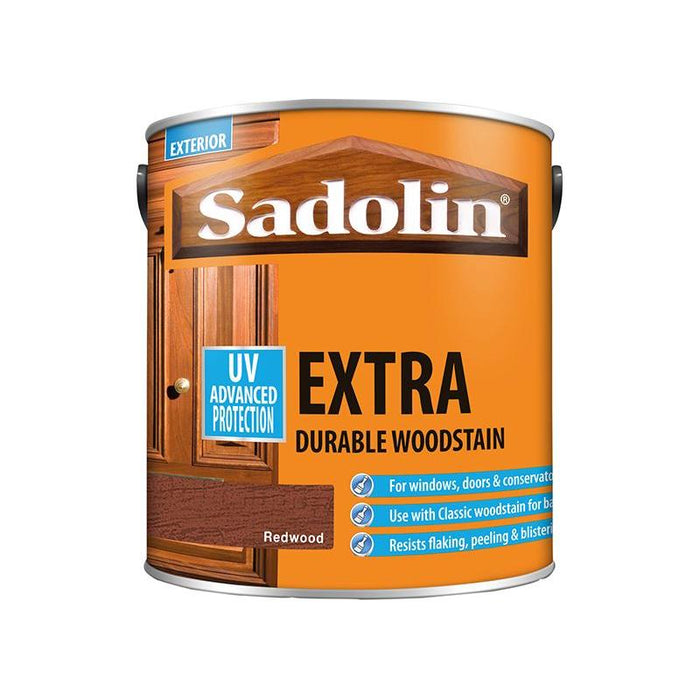 Sadolin Extra Durable Woodstain Redwood 2.5 litre Sadolin - Town Tools