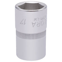 Draper Elora Hexagon Socket, 1/2" Sq. Dr., 17mm 15306