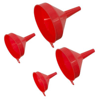 Sealey Funnel Set 4pc Economy Fixed Spout F94