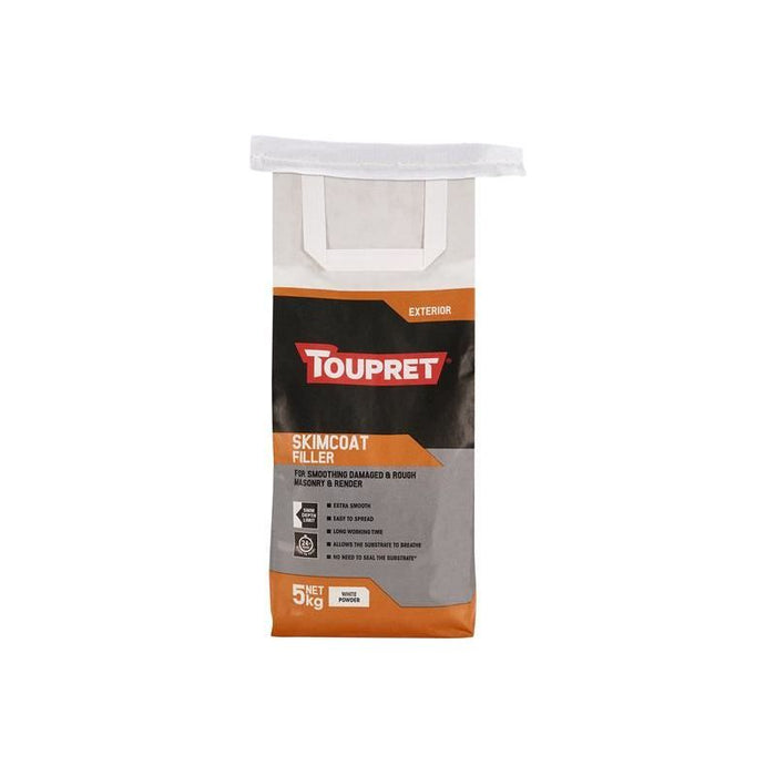 Toupret Exterior Skimcoat Filler 5kg Toupret - Town Tools