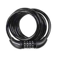Master Lock Self Coiling Combination Cable 1.8m x 8mm