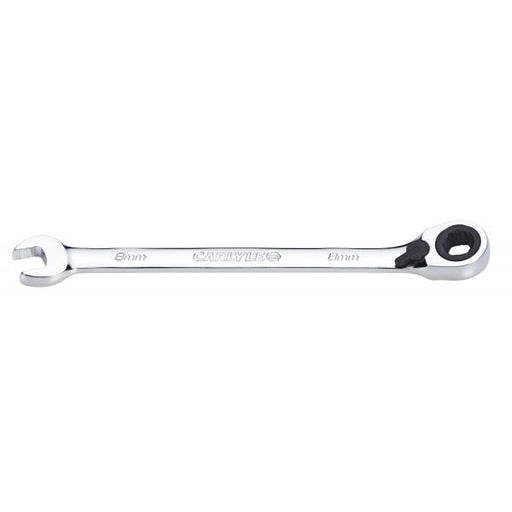 Carlyle Tools Spanner - Reversible Ratcheting - Metric - 8 mm - image 1