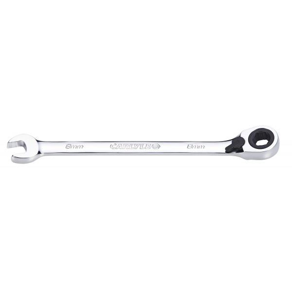 Carlyle Tools Spanner - Reversible Ratcheting - Metric - 8 mm