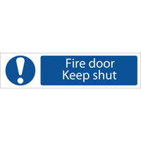 Draper Fire Door Keep Shut - SS61