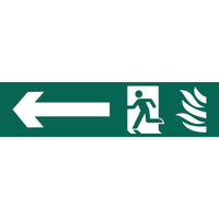 Draper Running Man Arrow Left - SS69