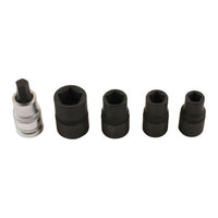 Laser Pentagon Socket & Bit Set 1/2"D 5pc 7811