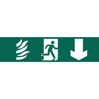Draper Running Man Arrow Down - SS70
