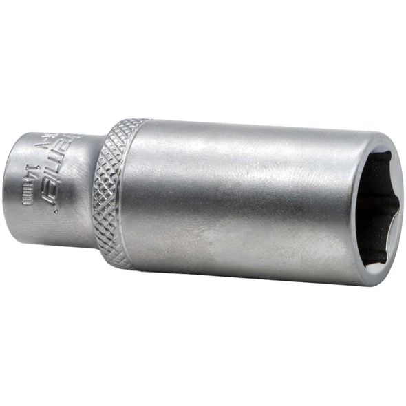Sealey 1/4"Dr Deep Socket 14mm (Micro Satin Finish)