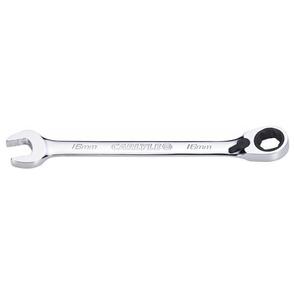 Carlyle Hand Tools Spanner - Reversible Ratcheting - Metric - 16 mm Caryle Tools - Town Tools 