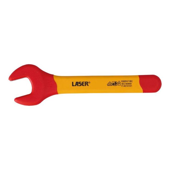 Laser Insulated Open Ended Spanner 19mm 8726 Laser - Town Tools 
